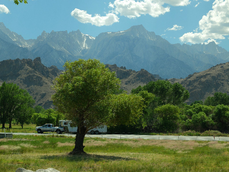 Mount Whitney Looms up above us