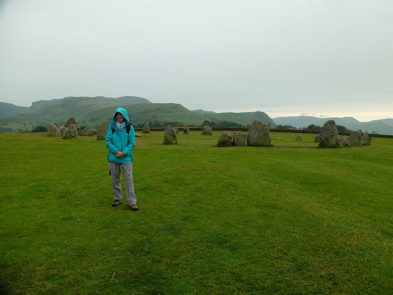 Castlerigg Stone Circle - true Lakeland weather - rain!!