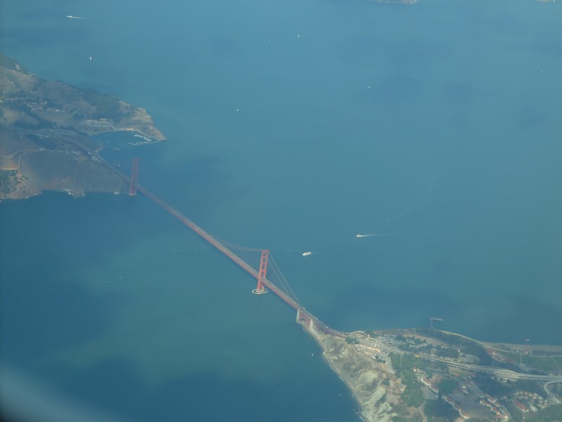 Golden Gate Bridge, San Francisco. One of our multiple stop overs