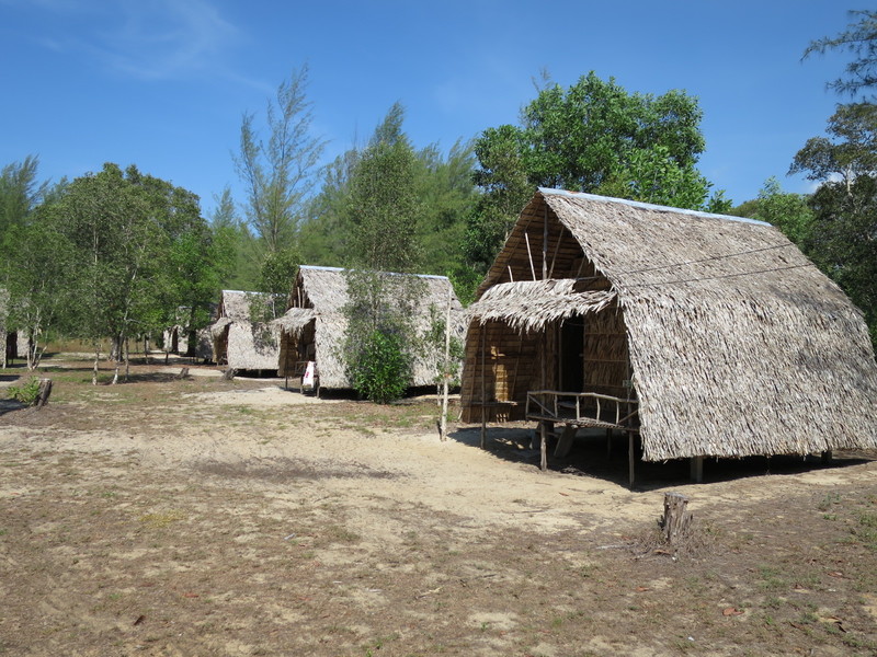 Our huts.
