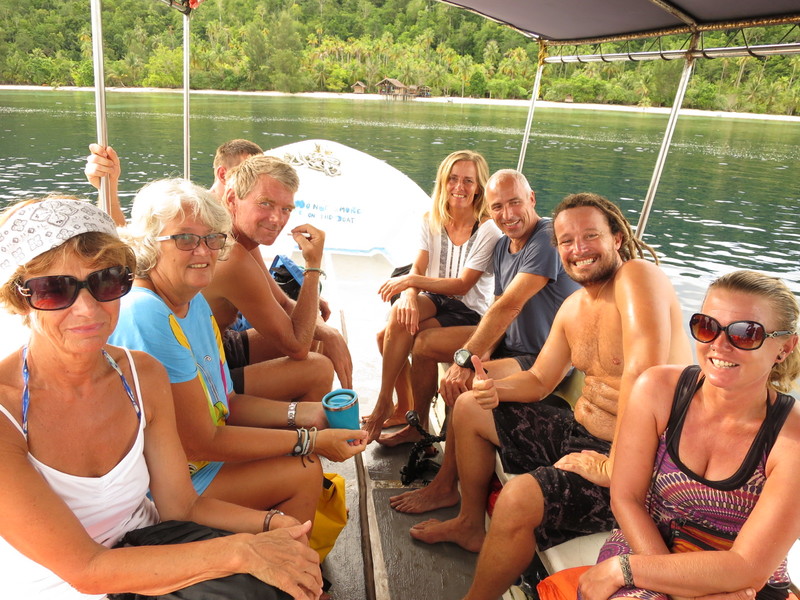 Fellow divers and snorkellers