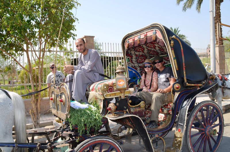 Carriage ride to Karnak Temple 