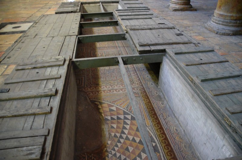 The original flooring 