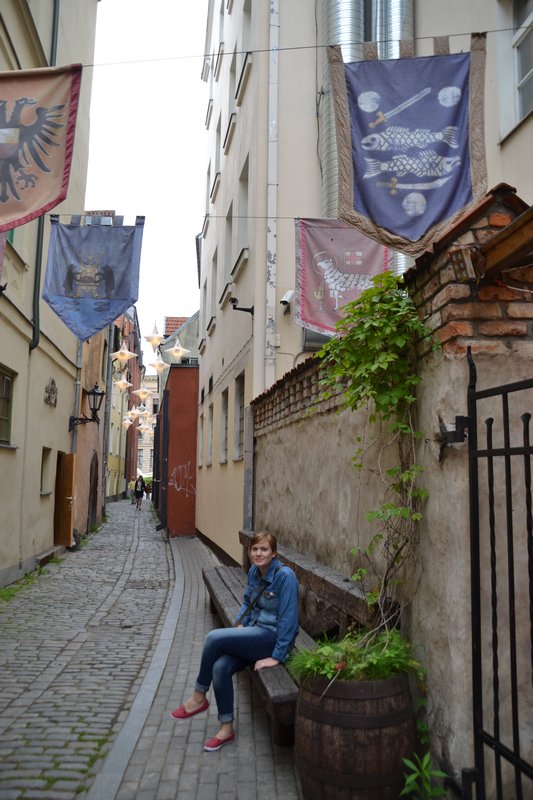 Mikaela in Riga Old Town