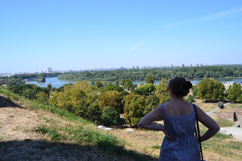 Looking out to the Danube River