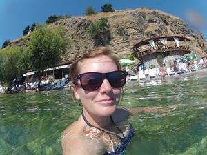 Swimming in Lake Ohrid