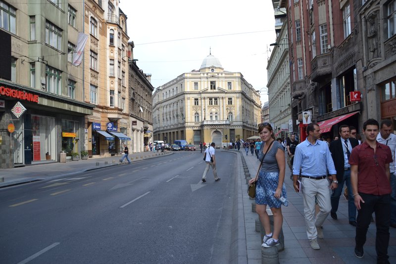 Main street of Sarajevo