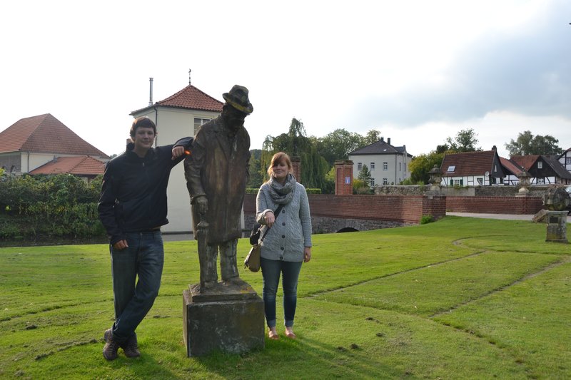 Three statues in Westerholt
