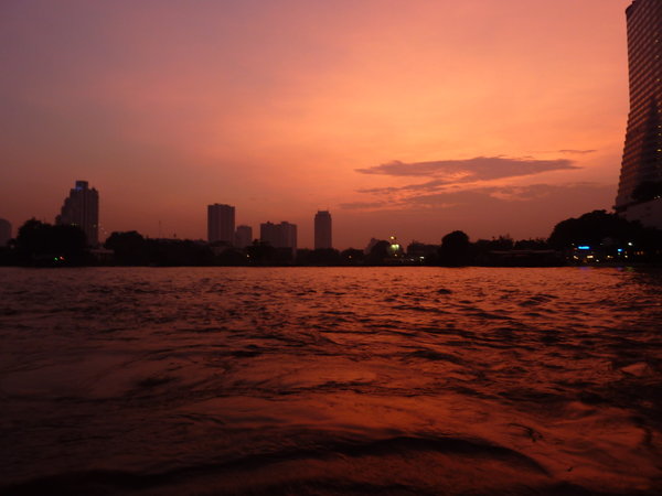A Sunset in Krung Thep