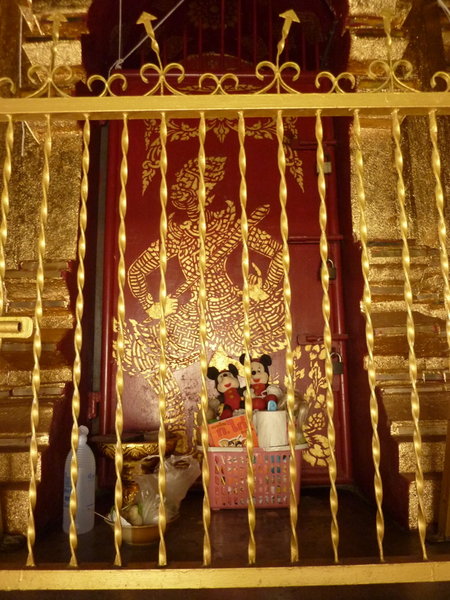The Back Stage in a Temple
