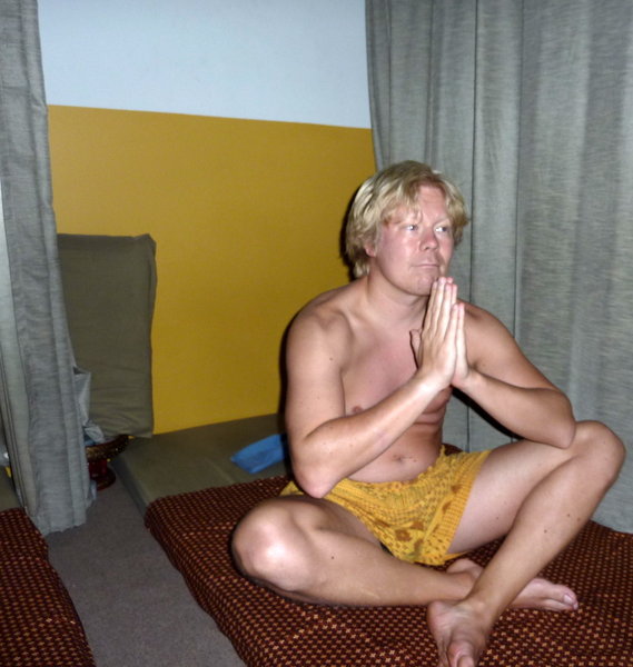 Praying Before a Massage
