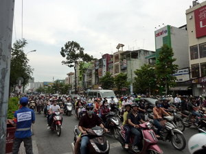 Normal Saigon Traffic