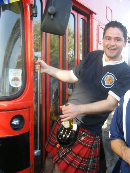 Stuart always dreamed of becoming a bus conductor....