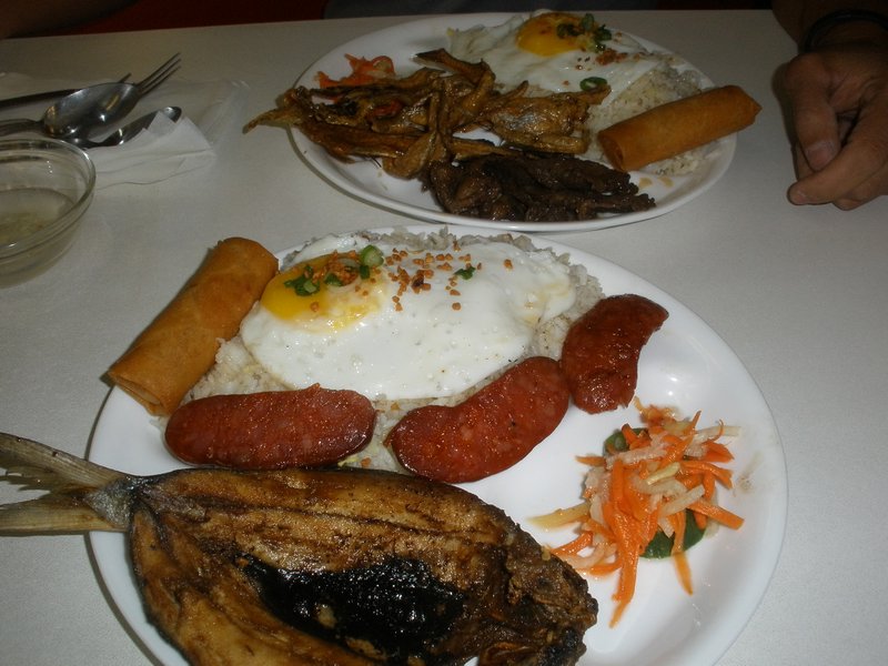 Our Filipino breakfast