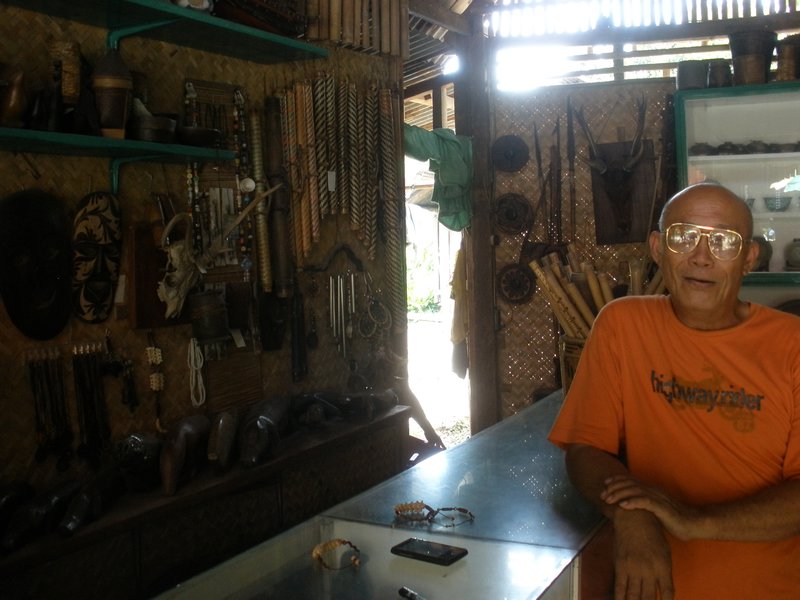 Caretaker of a souvenir shop
