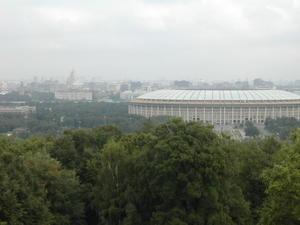 Vista de Moscú desde el mirador de la Universidad Lomonosov