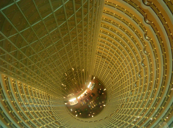 El interior del hotel Grand Hyatt Shangai
