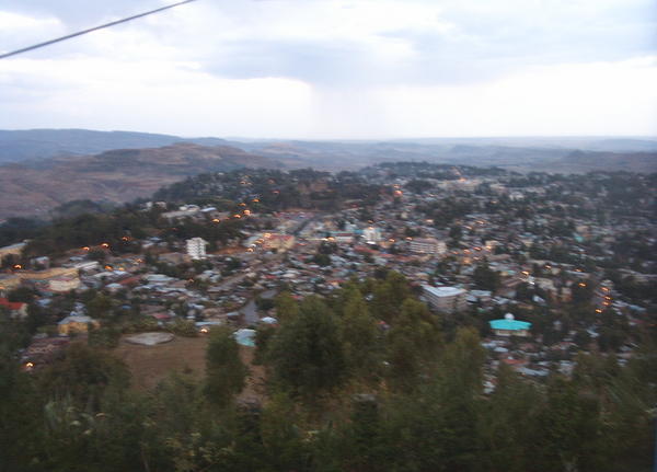 Gondar, view from Goha