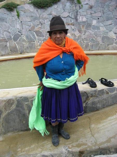 Colourful Local At Hot Springs