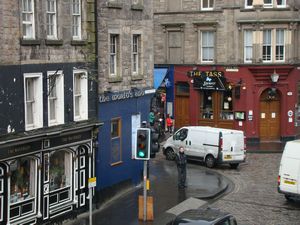 View fom apartment Edinburgh