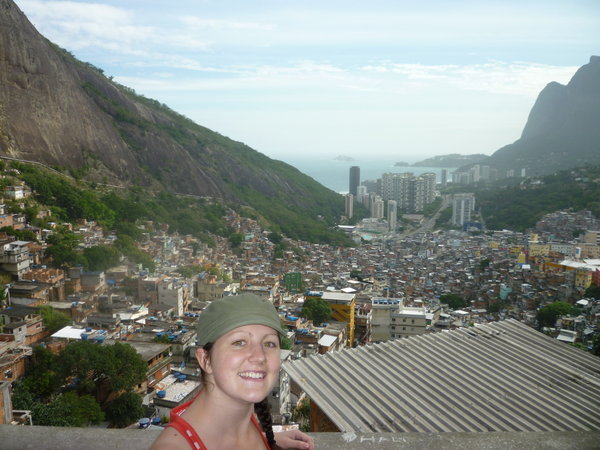 Me at the top of the Favela