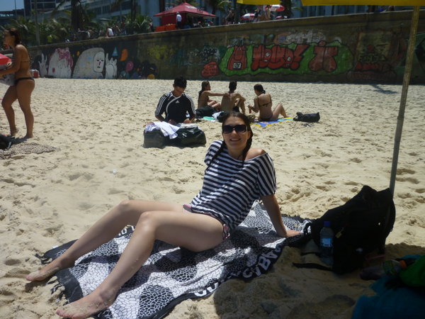 Me on Ipanema Beach
