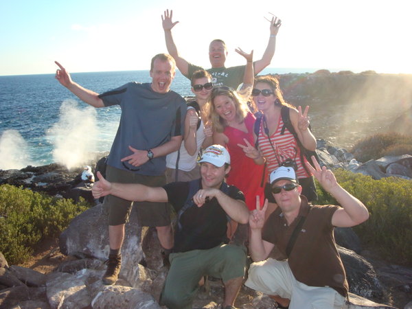 Group Pic by the blow hole