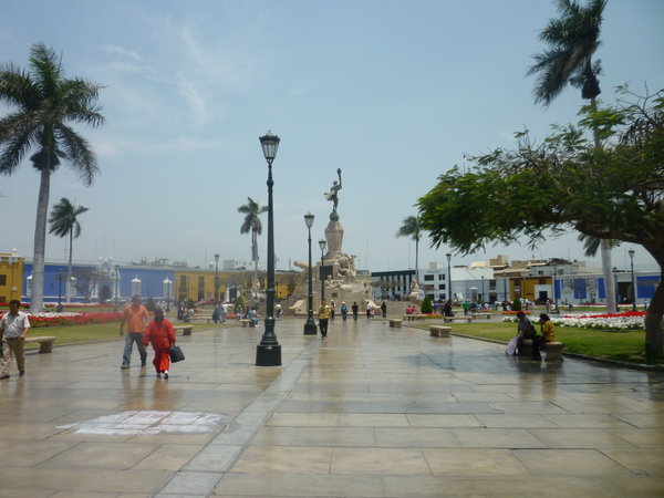 Trujillo Old Town, Plaza de Armas