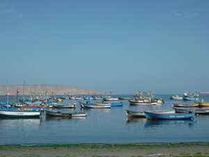 The sea front at Paracas