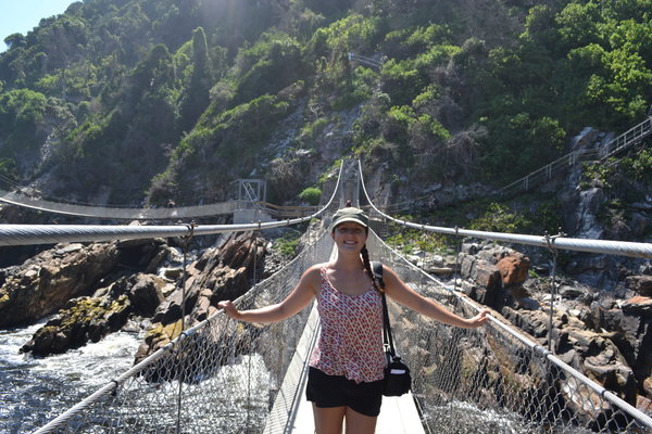 Me at the suspension bridge