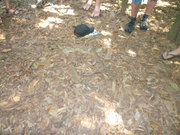 1 entrance to the Cu Chi tunnels...
