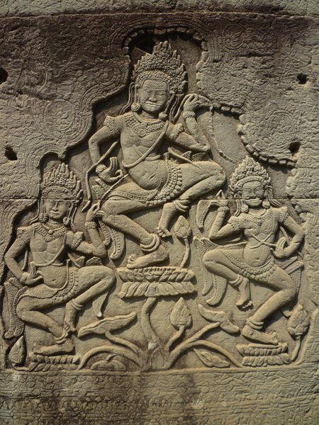 One of the carvings