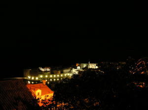 Night view of Dubrovnik