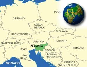 Location map of Slovenia