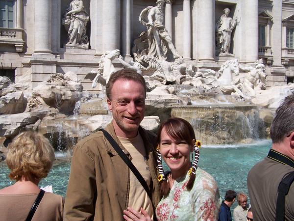 Dad and Linda in Rome.
