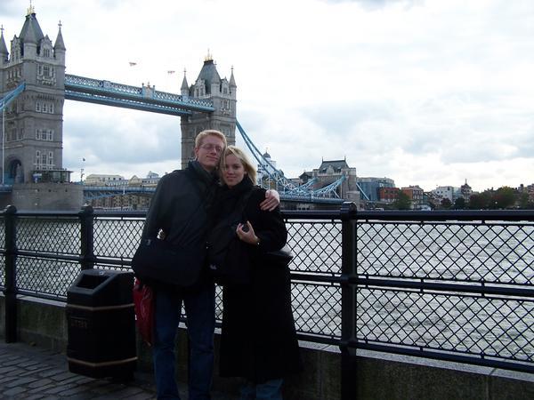 Tyler and I at the Tower Bridge