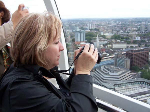 Lisa in the London Eye