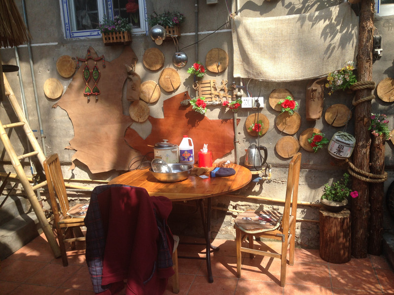 Yard - Tea Table and Wall