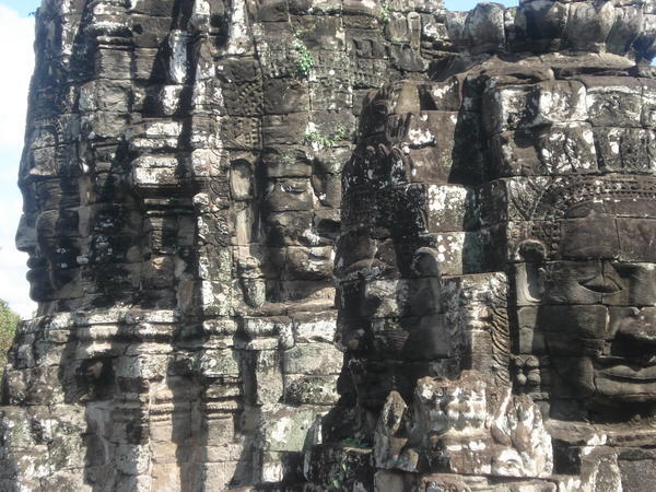 More faces at The Bayon, Angkor 