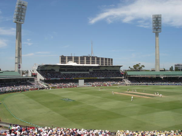 View of the WACA from our seats