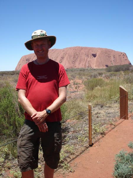 Me with Uluru in the background