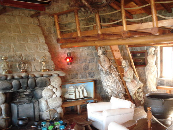 Inside Pablo Neruda´s house in Isla Negra