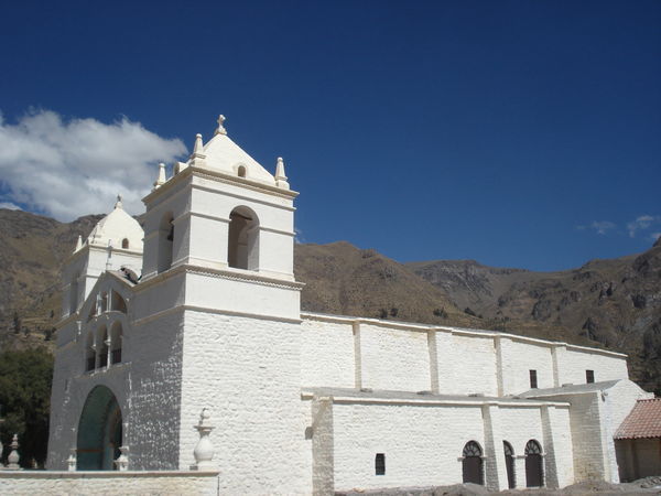 Nice colonial church on the way back from Colca Canyon
