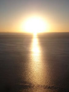 Sunset on Lake Titicaca, from Copacabana