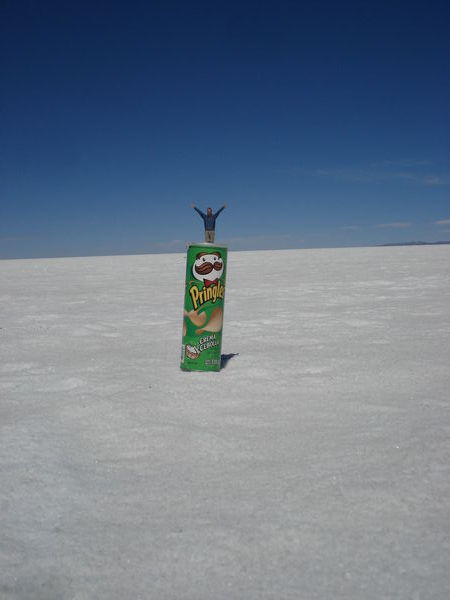 Help! I've fallen into a tube of Pringles! (inspired by Danny Stott)