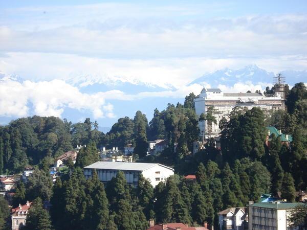 View from my bedroom window - Darjeeling