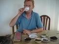 Me tea-tasting at the Happy Valley Tea Plantation