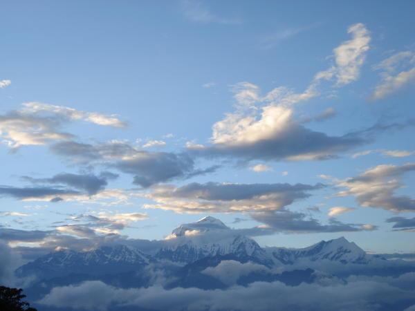 View of Annapurna from Ghorapani