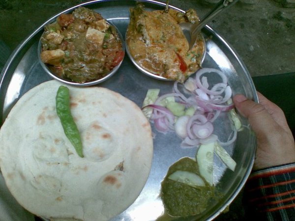 Dhaba (Roadside eatery) Tasty Food : )