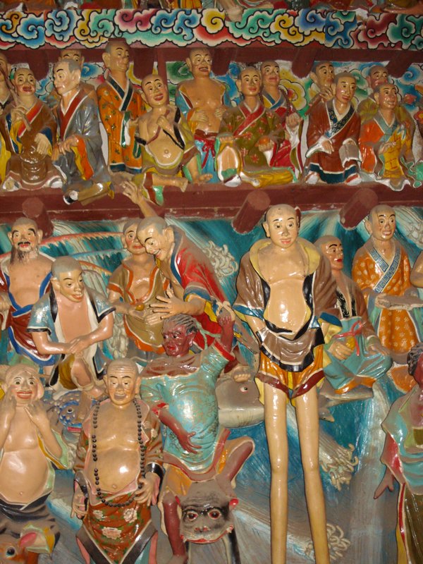 Figures from Buddhist Temple